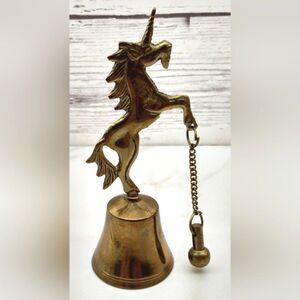 Unicorn Brass Bell Vintage